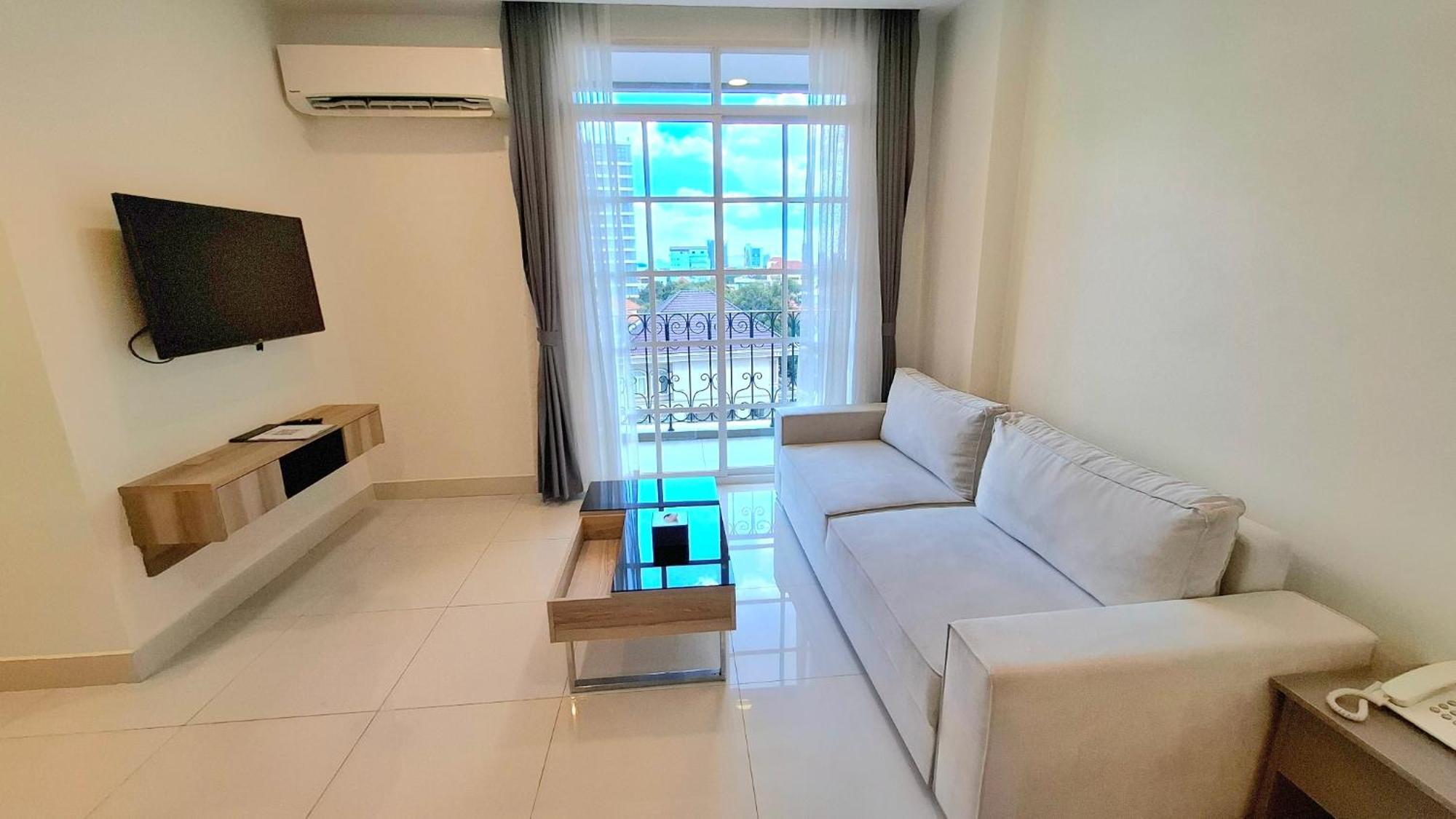 Tk View Hotel & Apartment Phnom Penh Exterior foto
