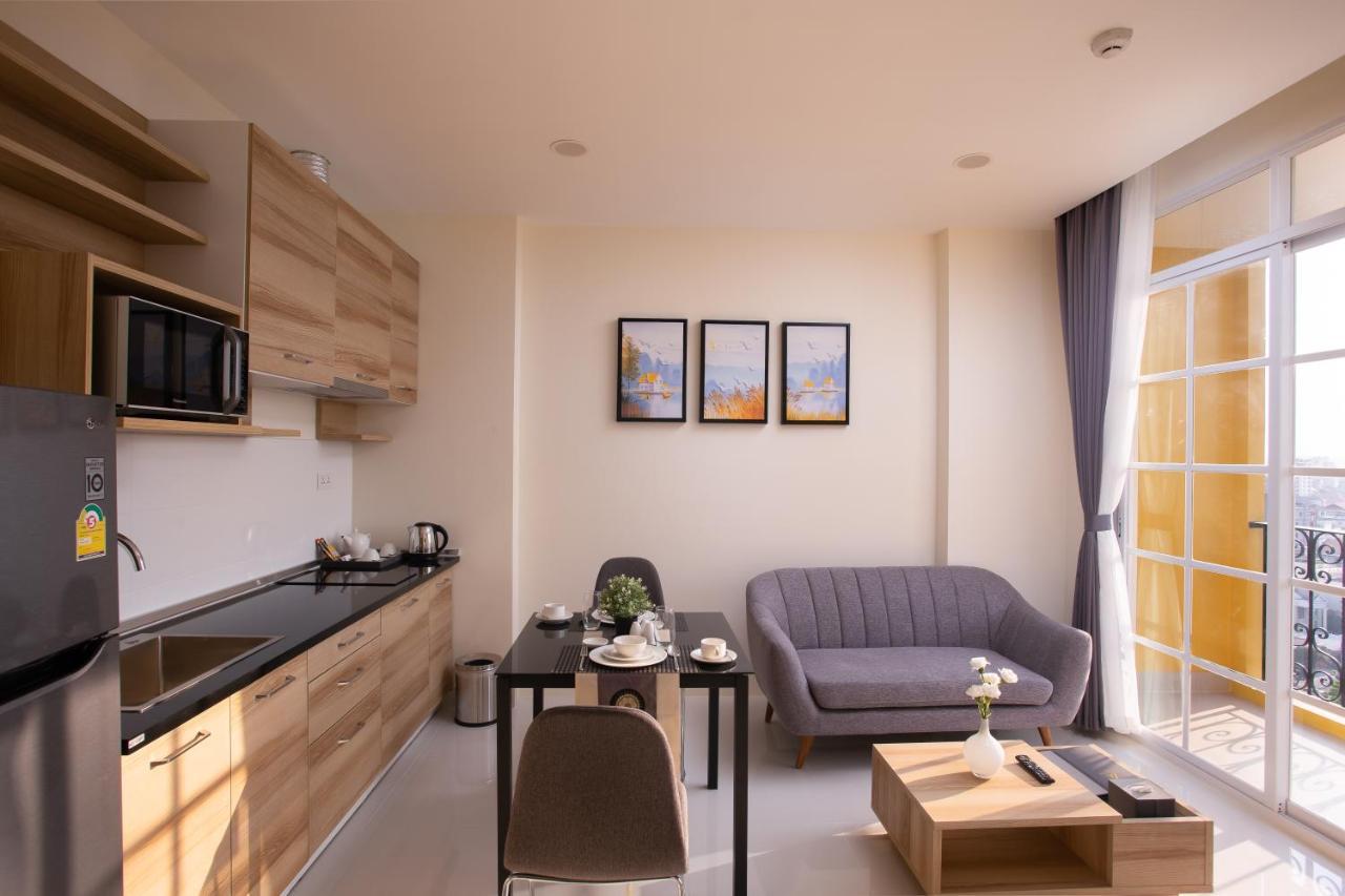 Tk View Hotel & Apartment Phnom Penh Exterior foto