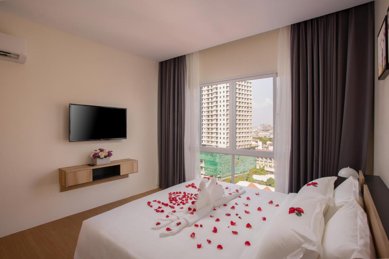 Tk View Hotel & Apartment Phnom Penh Exterior foto