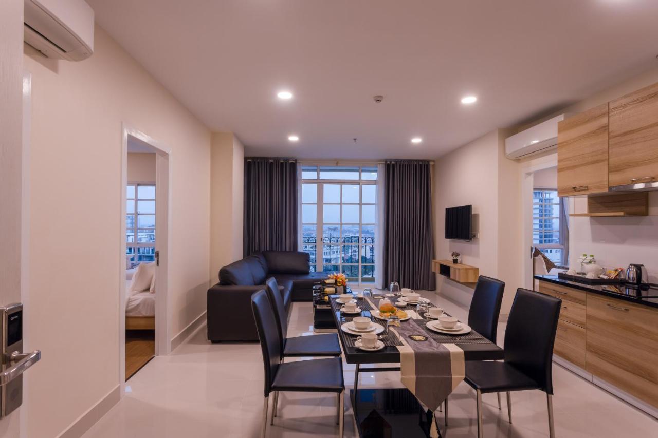Tk View Hotel & Apartment Phnom Penh Exterior foto